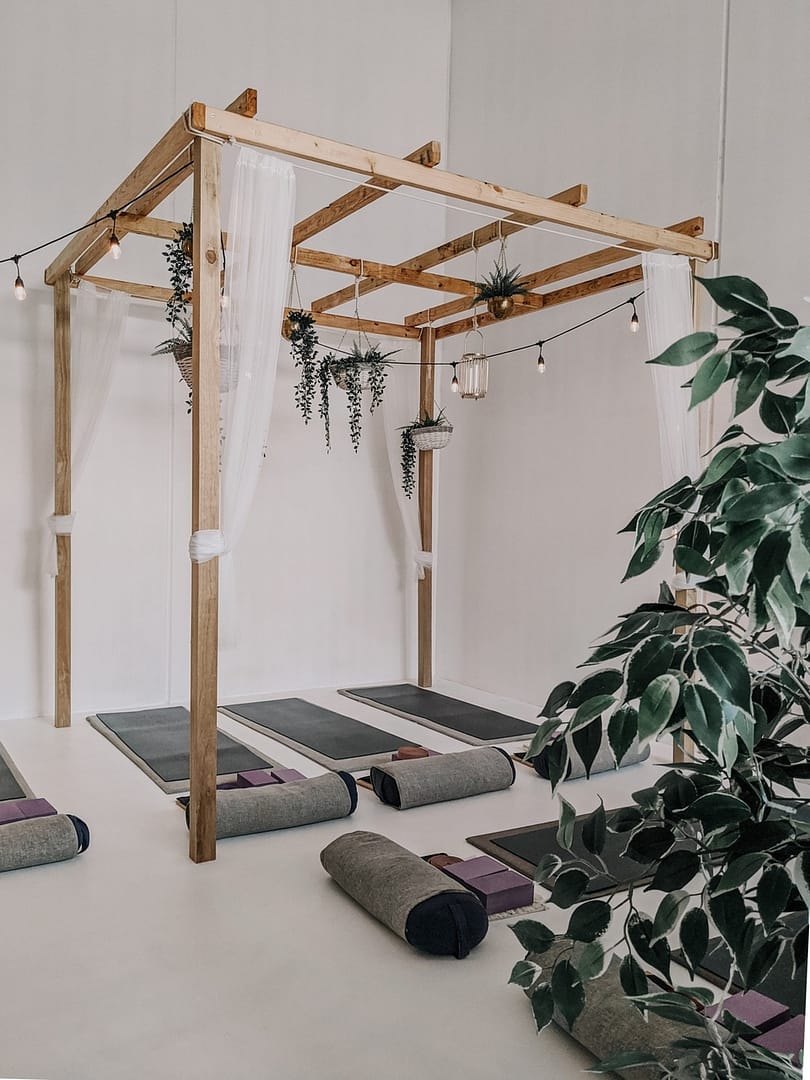 Calming yoga space embracing intuitive movement for eating disorder recovery